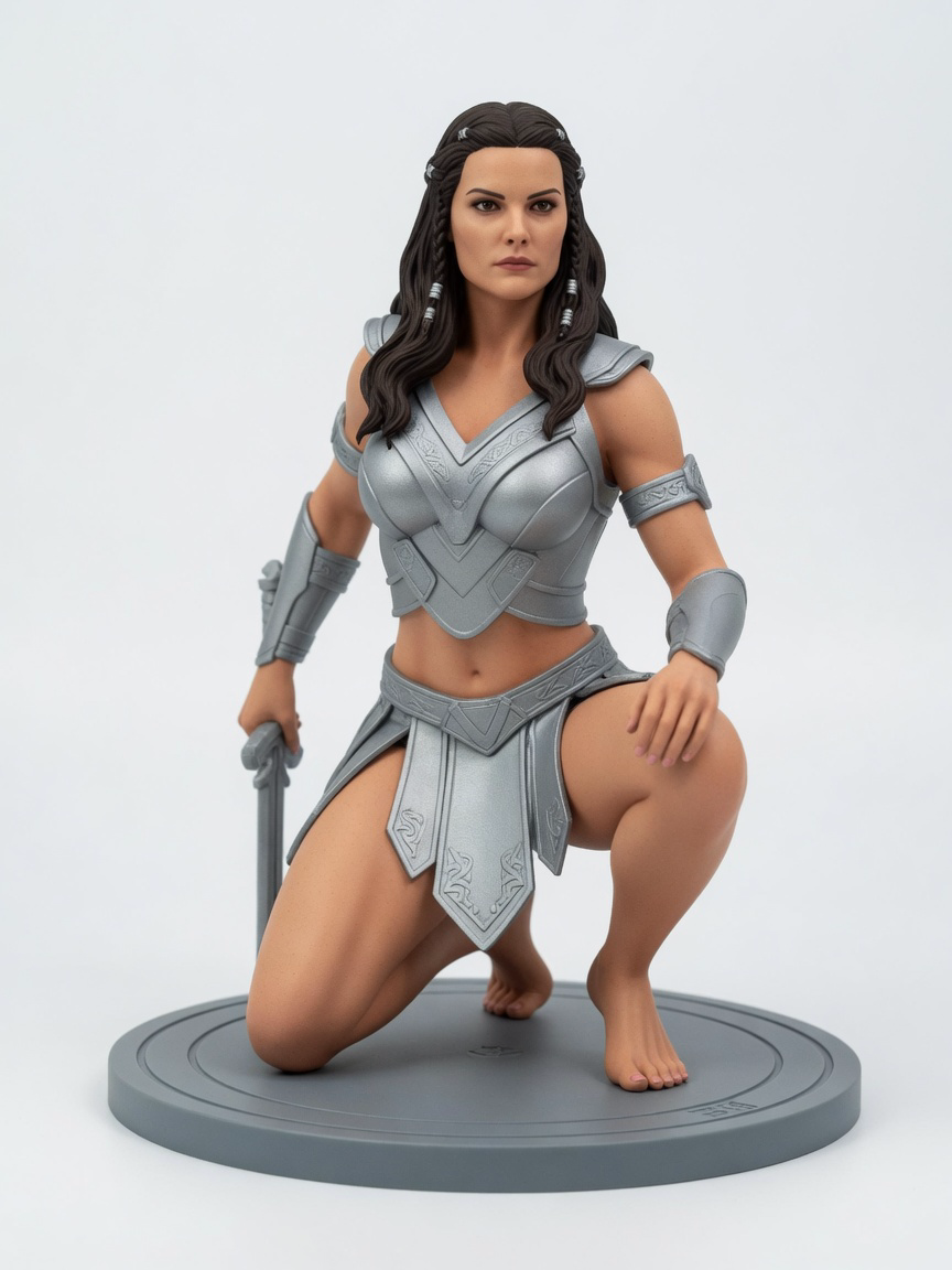 Figura garage kit Sify · estilo Mistico · misticismo sereno · resina pintada a mano · Garage Kit Studio