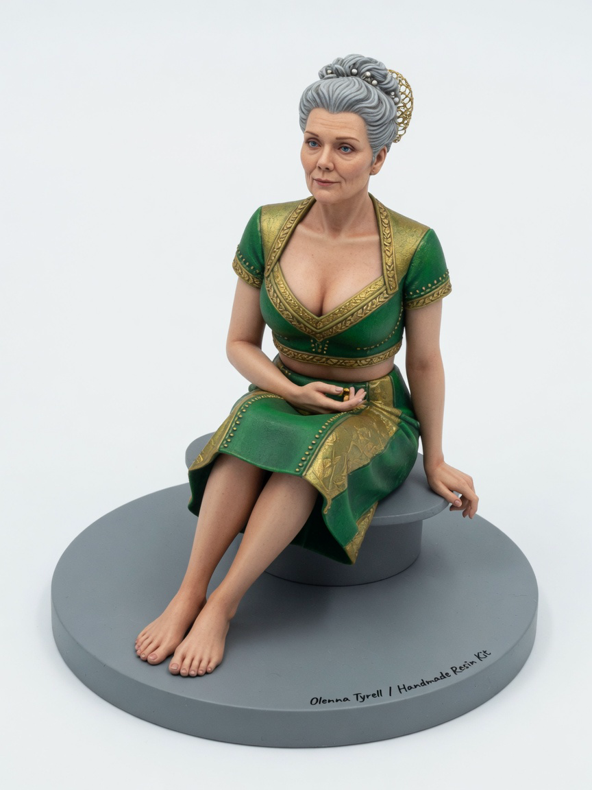 Figura garage kit Ulenna Tyrell · estilo Tactica · vanguardia tactica live-action · resina pintada a mano · Garage Kit Studio