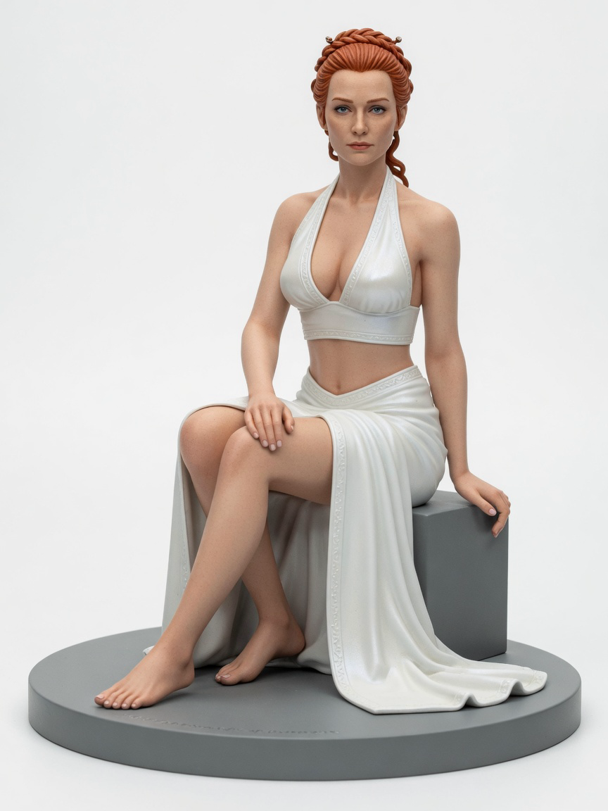 Figura garage kit Mony Mothma · estilo Aventura · aventura urbana live · resina pintada a mano · Garage Kit Studio