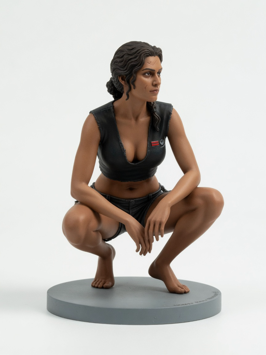 Figura garage kit Cintan Kaz · estilo Brillo · companion luminoso · resina pintada a mano · Garage Kit Studio