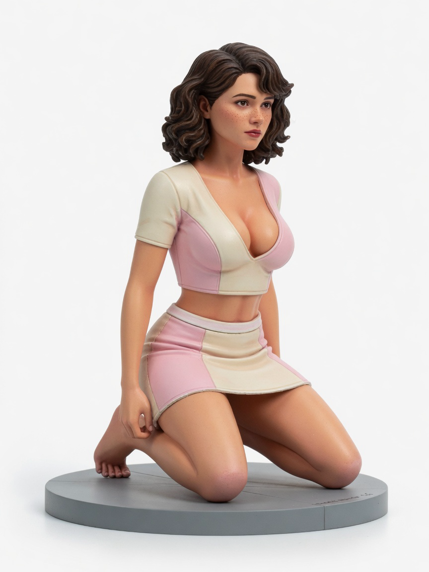 Figura garage kit Nancyy Alt · estilo Runas · maga de runas · resina pintada a mano · Garage Kit Studio