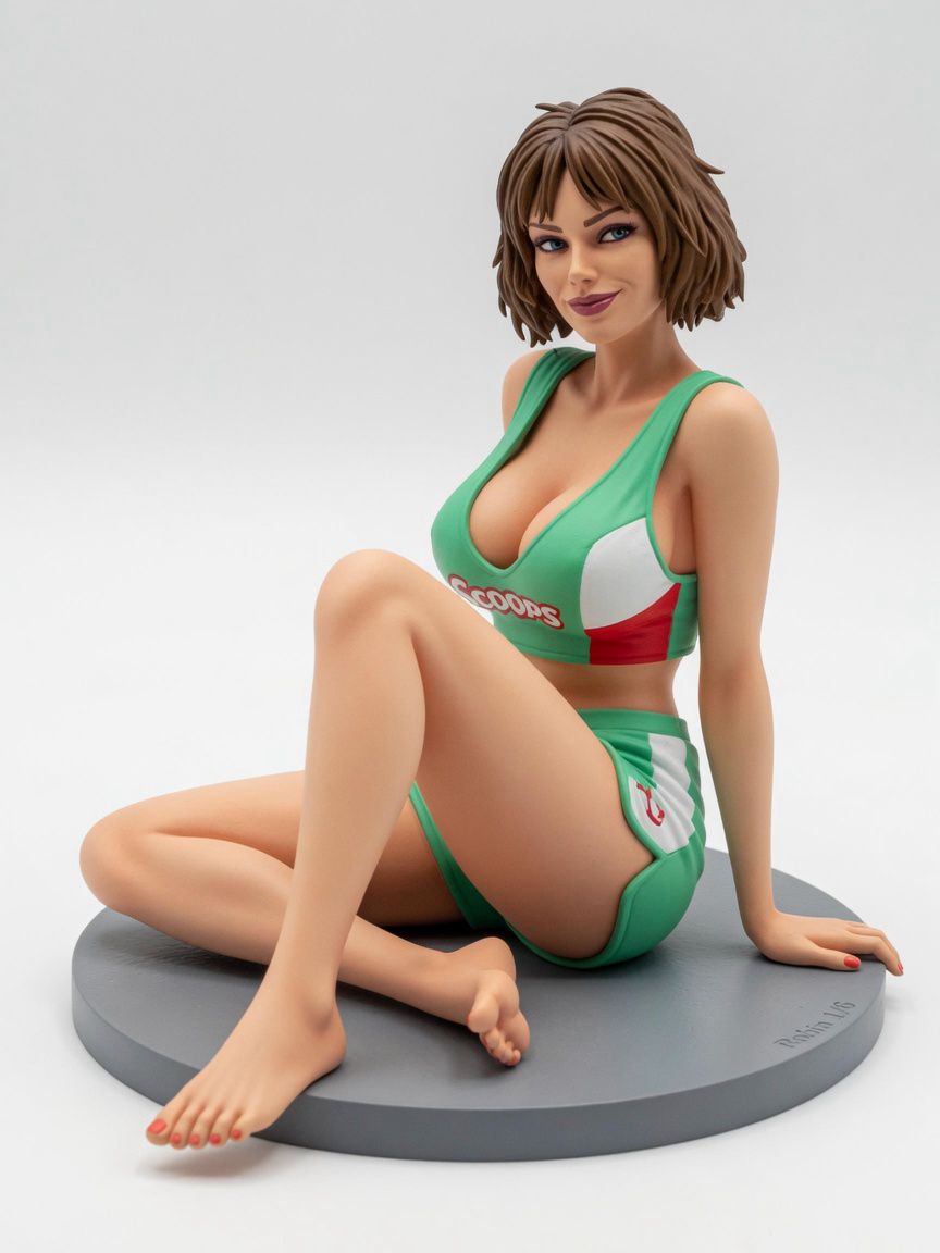 Figura garage kit Robina Alt · estilo Tactica · vanguardia tactica live · resina pintada a mano · Garage Kit Studio
