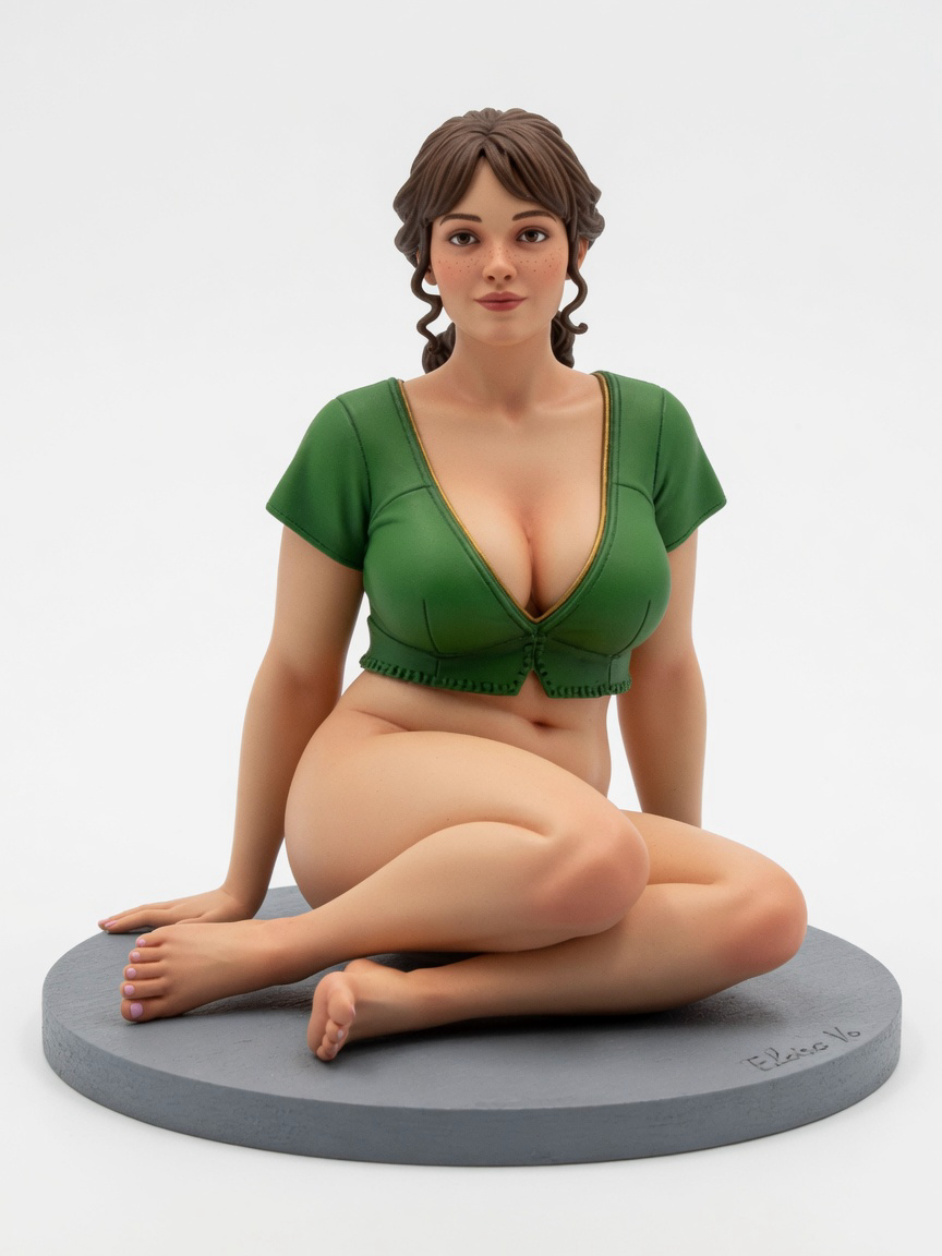 Figura garage kit Eloiso Alt · estilo Noble · nobleza de pantalla · resina pintada a mano · Garage Kit Studio