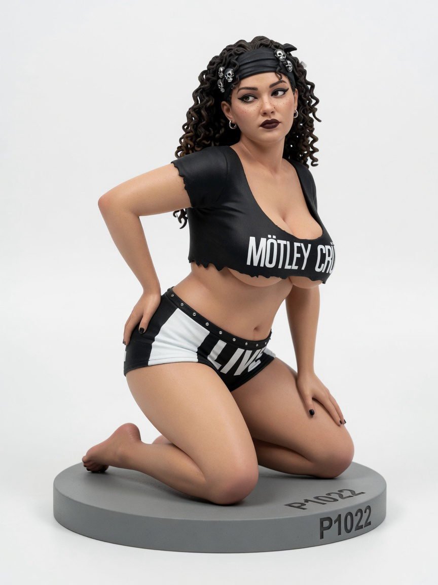 Figura garage kit Iddie Ally Live · estilo Dojo · energia marcial · resina pintada a mano · Garage Kit Studio