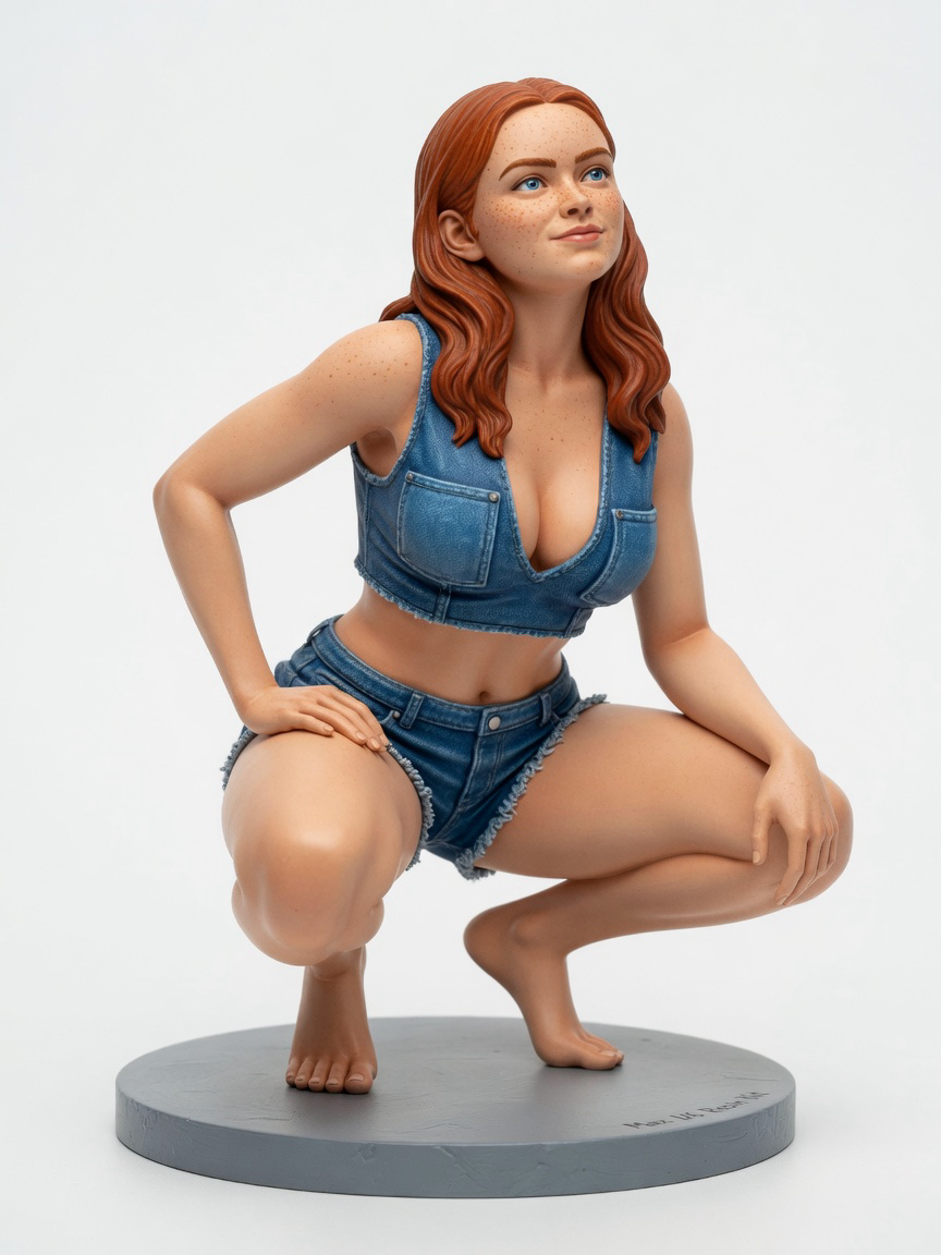 Figura garage kit Maxh Micro · estilo Aventura · aventura urbana live · resina pintada a mano · Garage Kit Studio