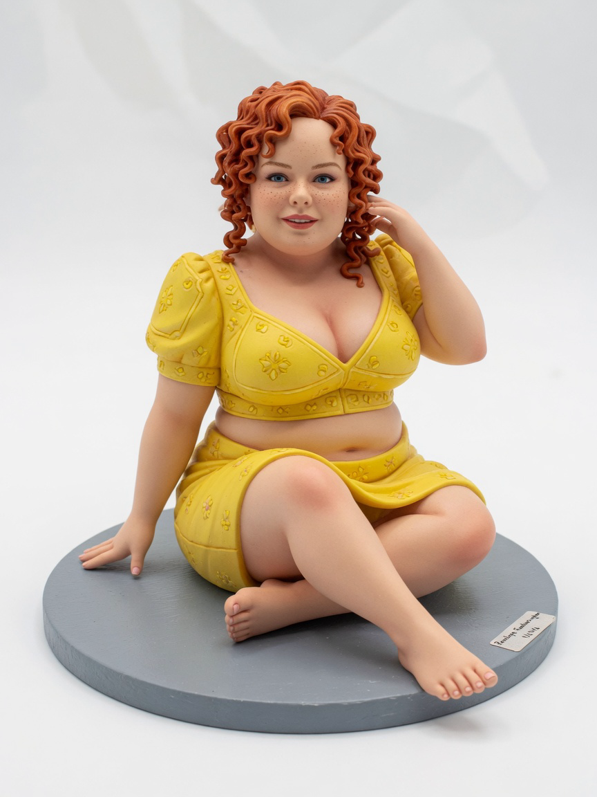 Figura garage kit Penelopy Micro · estilo Mistico · misticismo sereno · resina pintada a mano · Garage Kit Studio