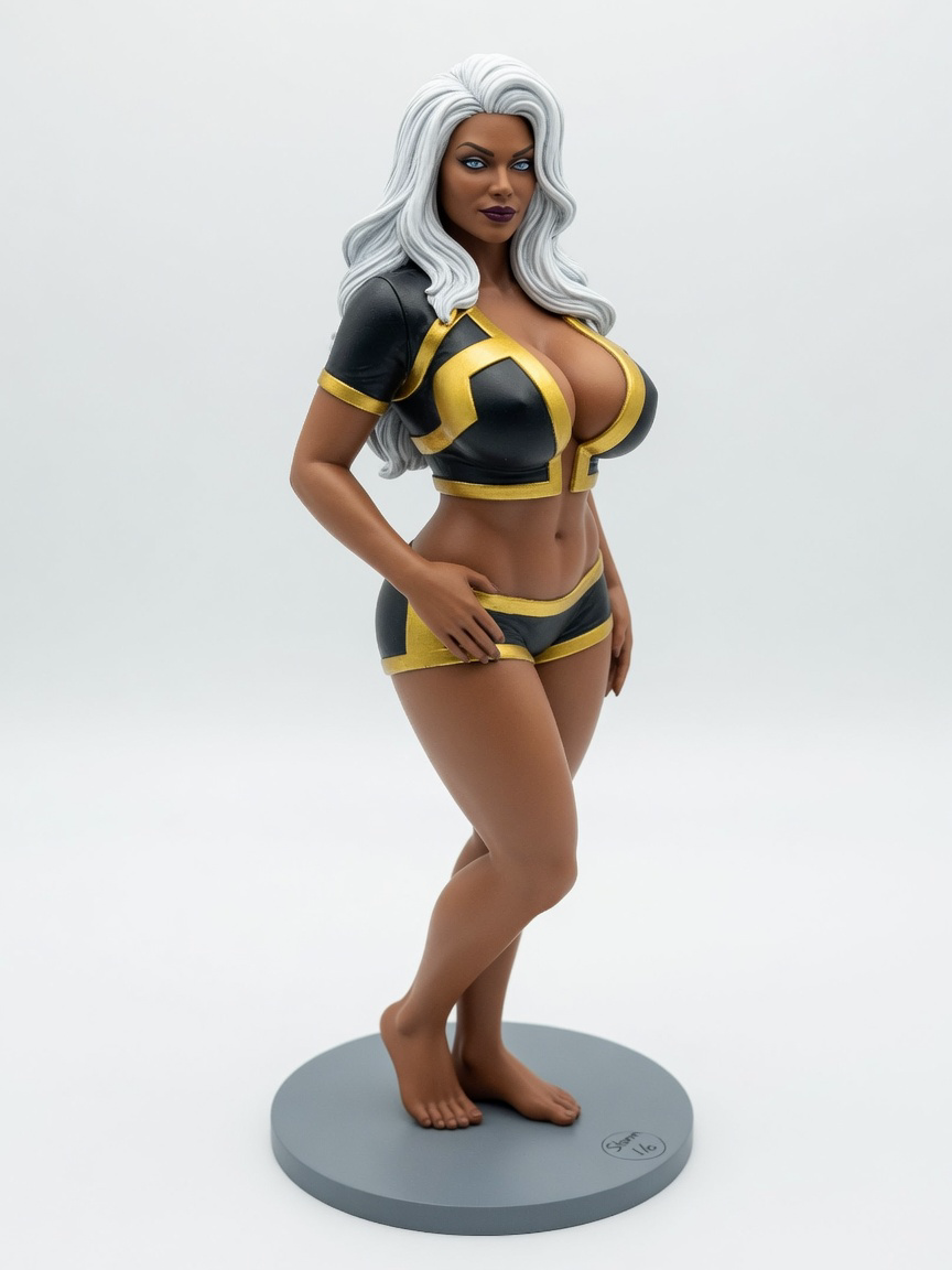 Figura garage kit Storme Micro · estilo Tactica · vanguardia tactica live · resina pintada a mano · Garage Kit Studio