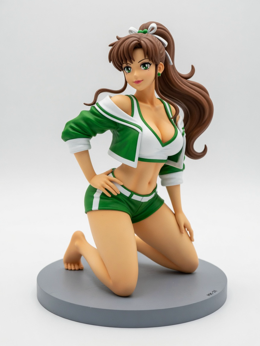 Figura garage kit Makotyo Kino · estilo Cyber · cyber resina · resina pintada a mano · Garage Kit Studio