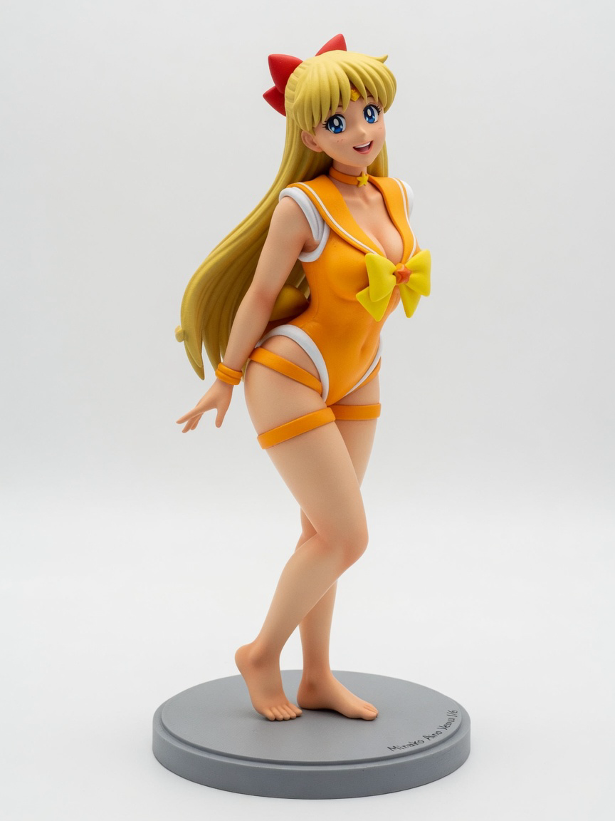 Figura garage kit Minakoe Aino · estilo Mistico · misticismo sereno · resina pintada a mano · Garage Kit Studio