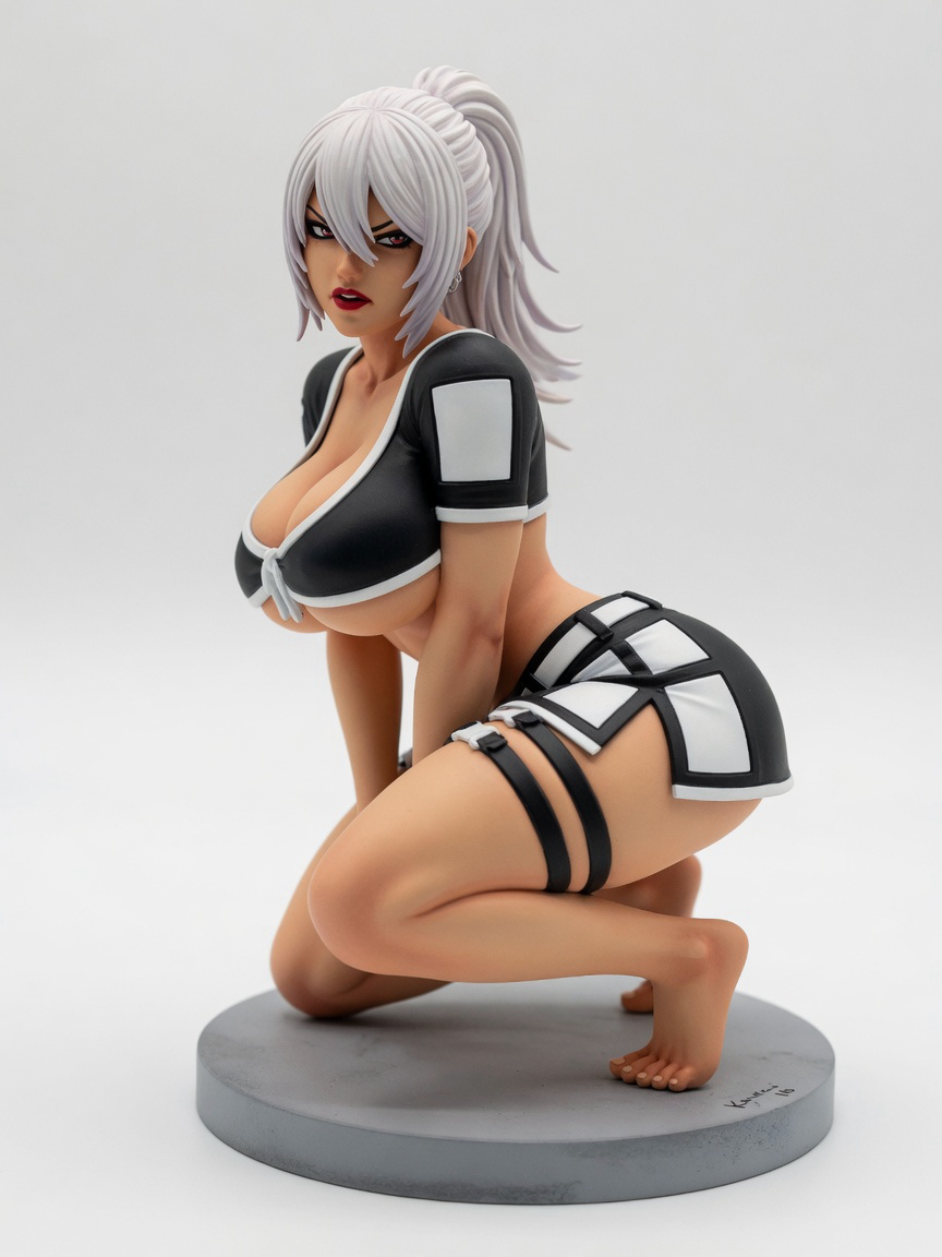 Figura garage kit Kainu · estilo Tactica · vanguardia tactica · resina pintada a mano · Garage Kit Studio