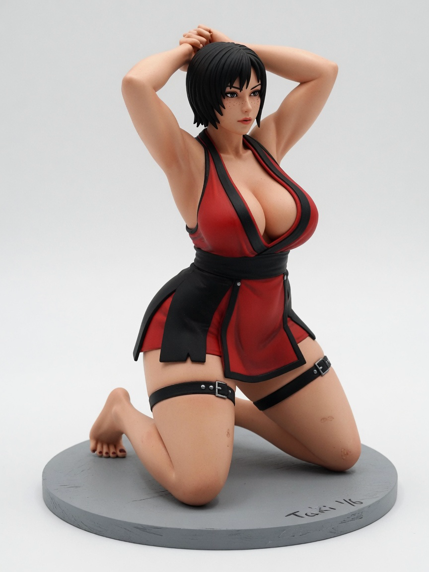 Figura garage kit Takki · estilo Brillo · companion luminoso · resina pintada a mano · Garage Kit Studio