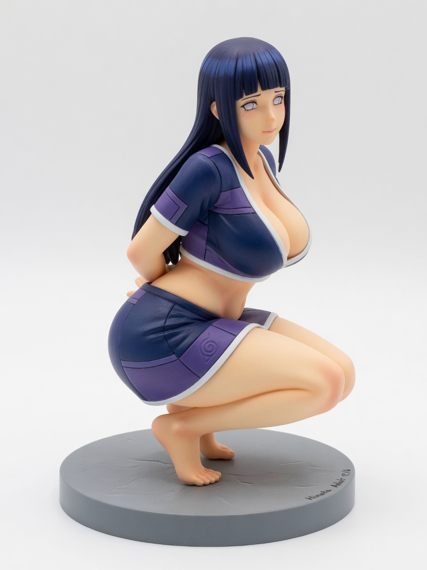 Figura garage kit Hinate Hyuga · estilo Aventura · aventura urbana · resina pintada a mano · Garage Kit Studio