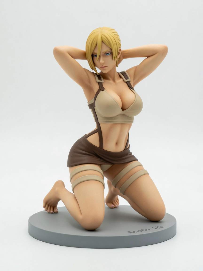 Figura garage kit Annieh Leonhart · estilo Tactica · vanguardia tactica · resina pintada a mano · Garage Kit Studio