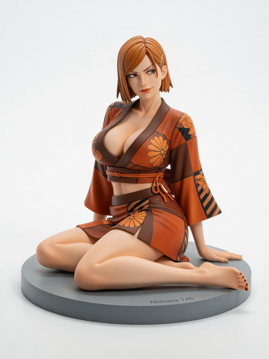 Figura garage kit Nobaru Kugisaki Bloom · estilo Noble · nobleza de pantalla · resina pintada a mano · Garage Kit Studio
