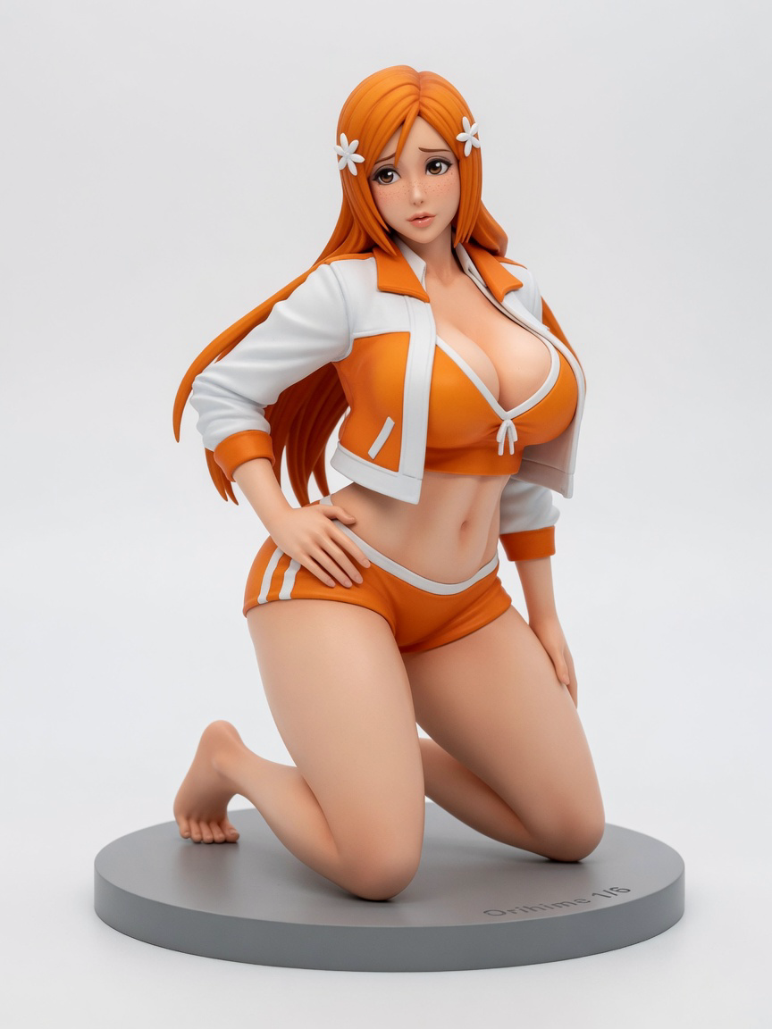 Figura garage kit Orihimu Inoue · estilo Runas · maga de runas · resina pintada a mano · Garage Kit Studio