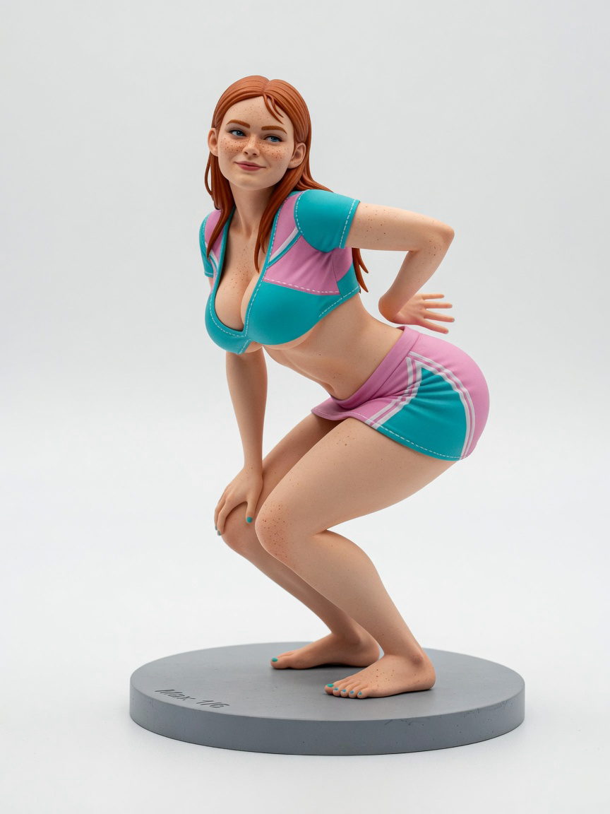 Figura garage kit Maxh Mayfield · estilo Mistico · misticismo sereno · resina pintada a mano · Garage Kit Studio