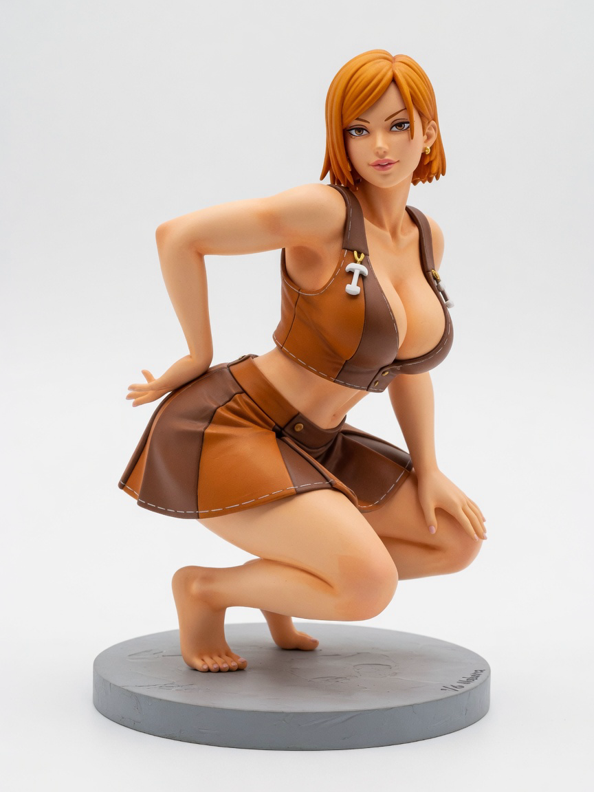 Figura garage kit Nobaran Alt · estilo Brillo · companion luminoso · resina pintada a mano · Garage Kit Studio