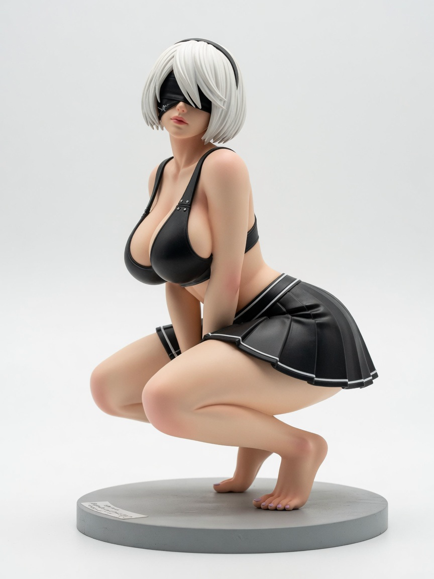 Figura garage kit 2Bh Classic · estilo Mistico · misticismo sereno · resina pintada a mano · Garage Kit Studio