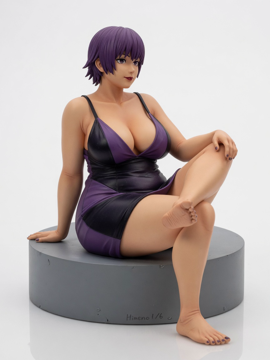 Figura garage kit Himena · estilo Cyber · cyber resina · resina pintada a mano · Garage Kit Studio
