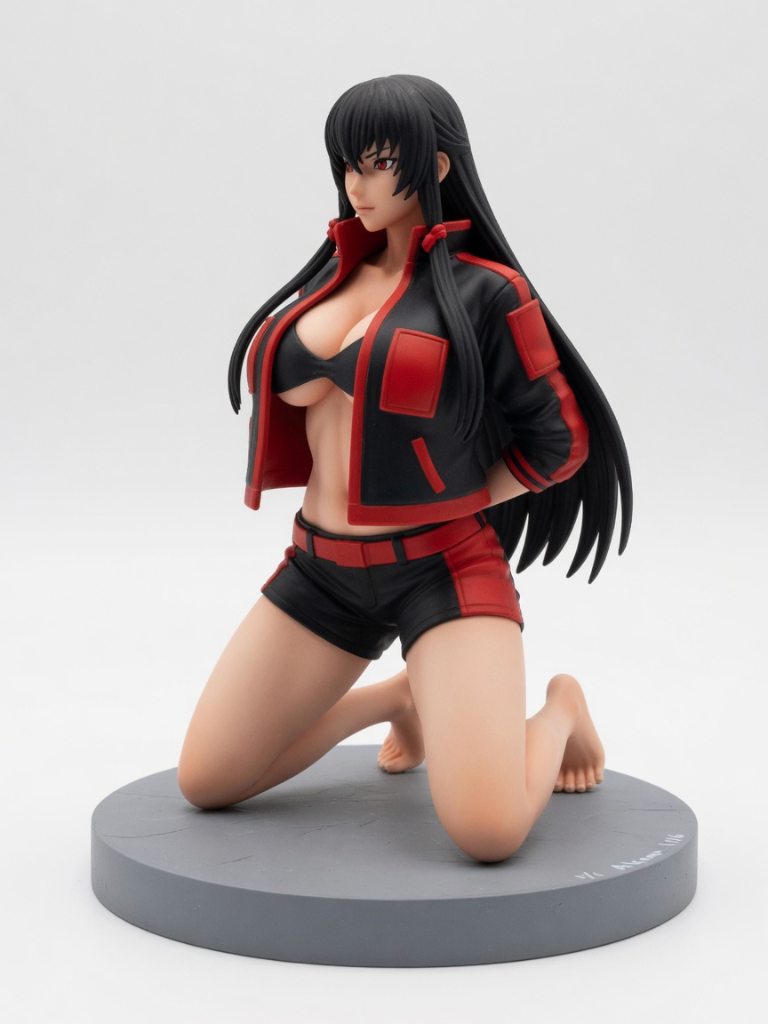 Figura garage kit Akamen · estilo Cyber · cyber resina · resina pintada a mano · Garage Kit Studio