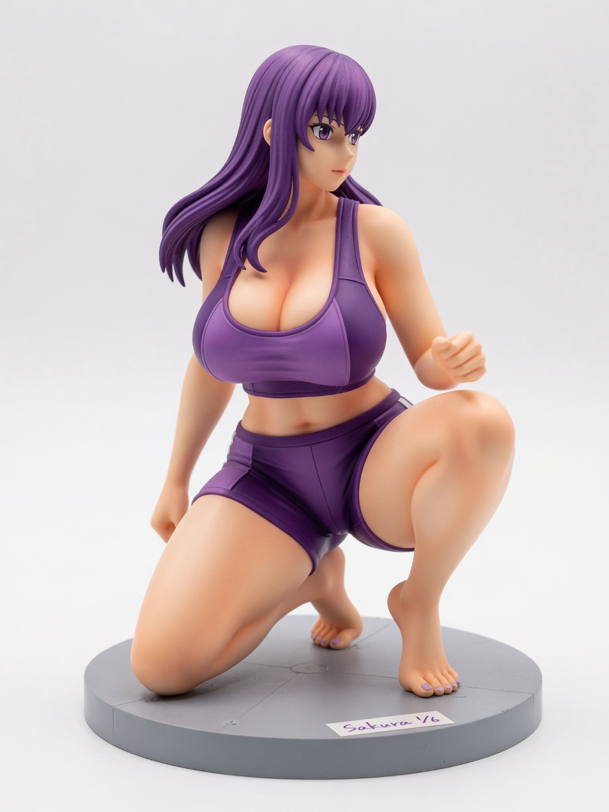 Figura garage kit Sakoura Matou · estilo Mistico · misticismo sereno · resina pintada a mano · Garage Kit Studio