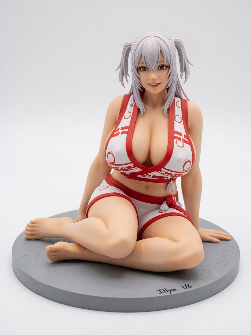 Figura garage kit Illia Adult · estilo Noble · nobleza de pantalla · resina pintada a mano · Garage Kit Studio