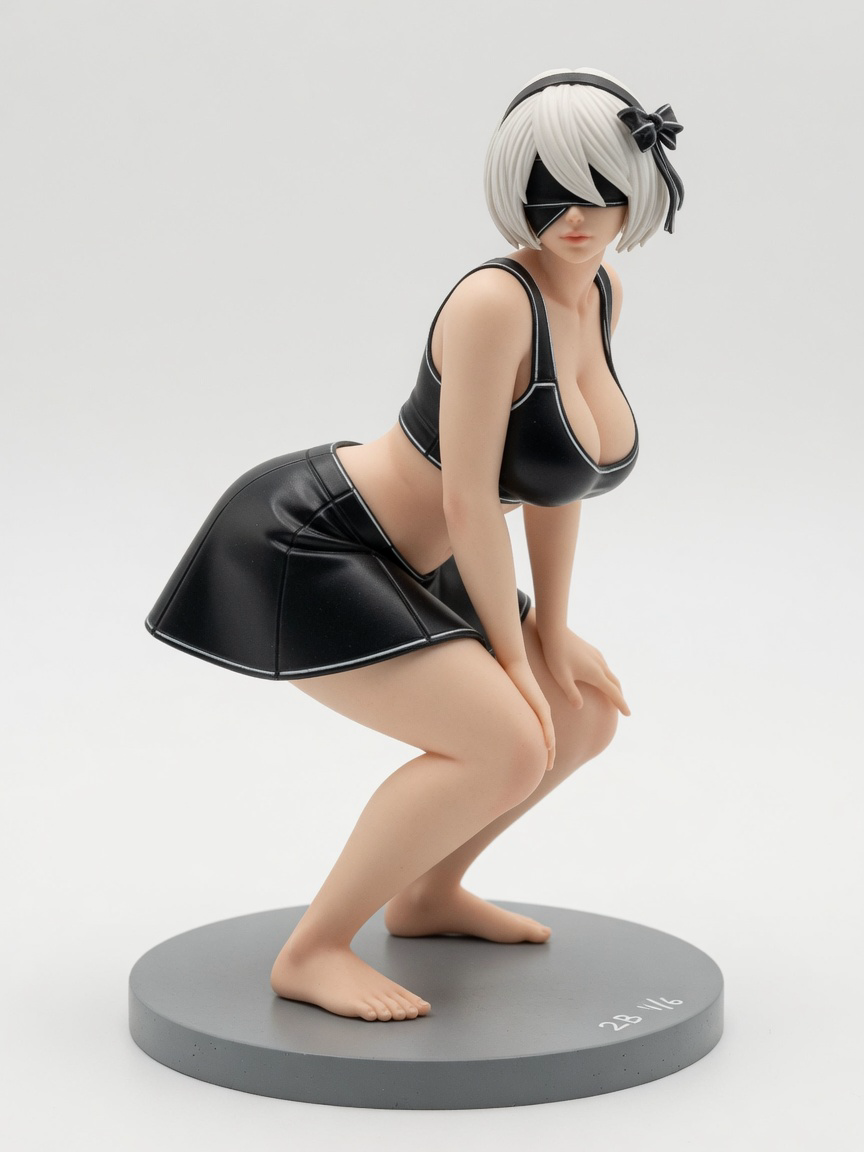 Figura garage kit 2By · estilo Aventura · aventura urbana · resina pintada a mano · Garage Kit Studio